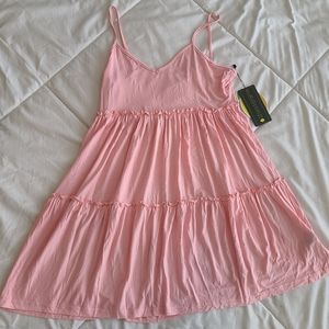 Peach Babydoll Style Dress